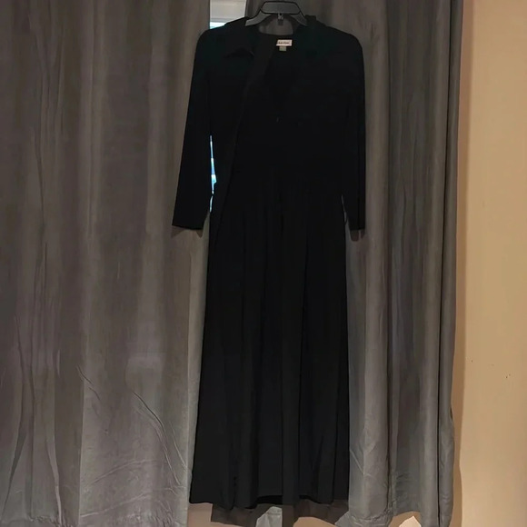 Calvin Klein Black Elegant contemporary midi dress Sz 10 - Picture 3 of 12